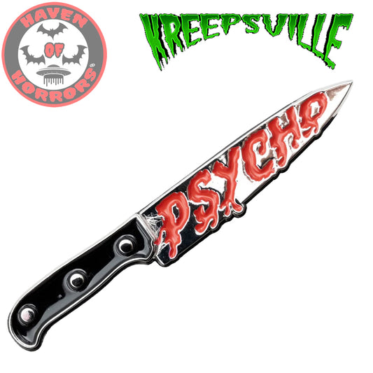 Psycho Knife Enamel Pin