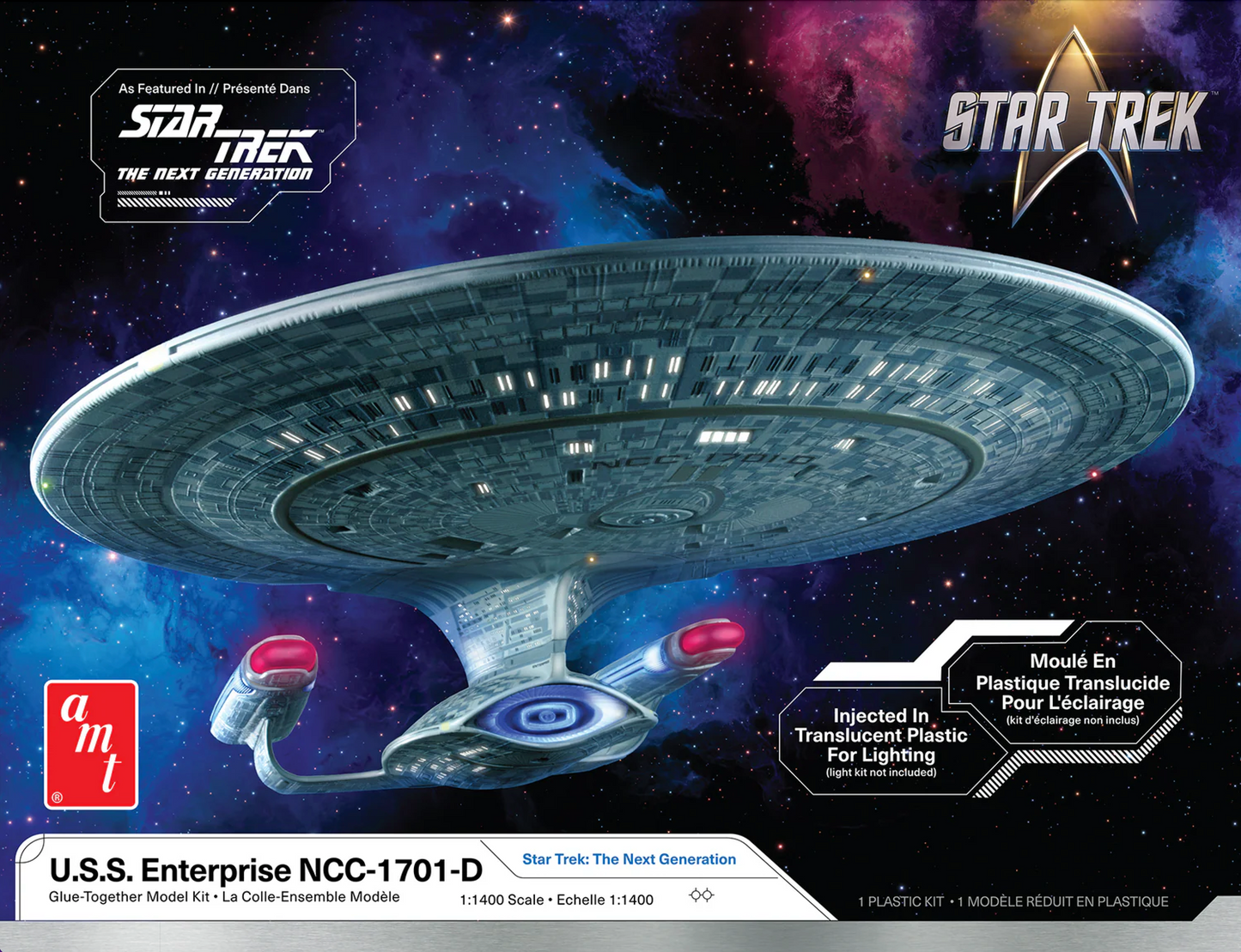 Star Trek: The Next Generation U.S.S. Enterprise NCC1701D AMT Model Kit