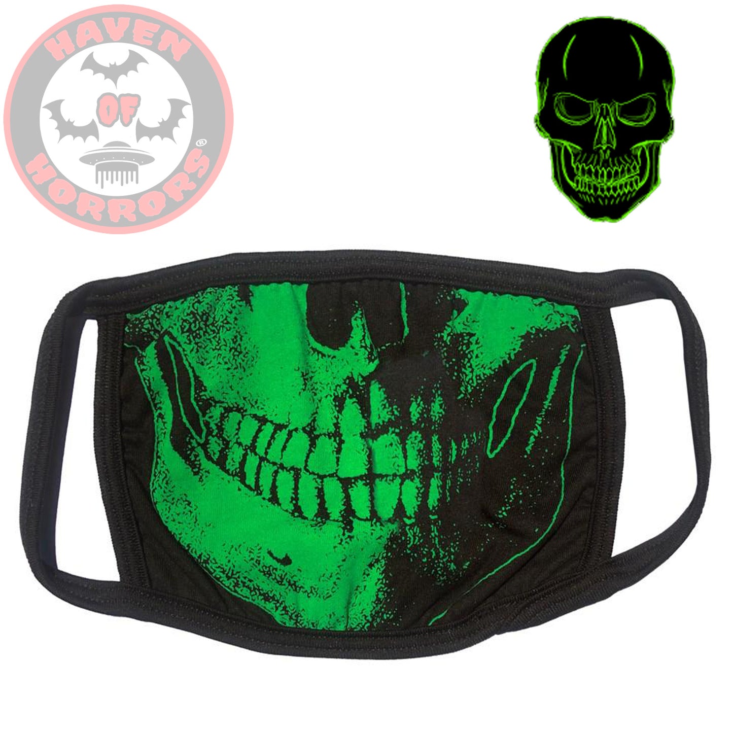 Skull Death Green Mask