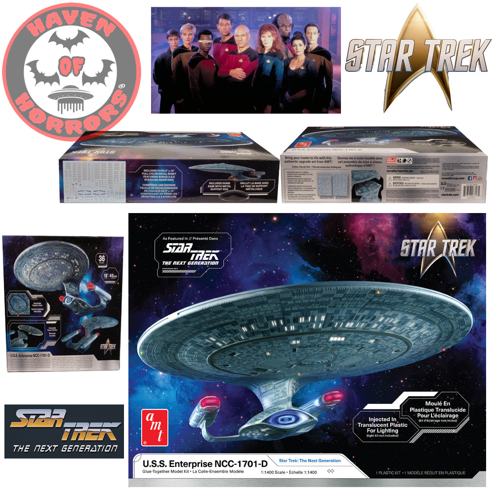 Star Trek: The Next Generation U.S.S. Enterprise NCC1701D AMT Model Kit