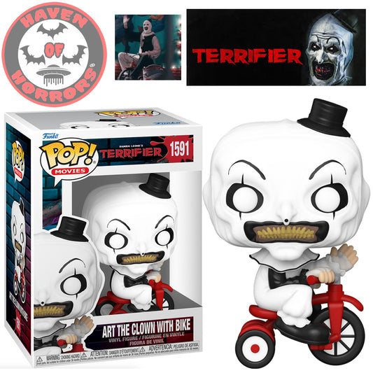 Terrifier Art the Clown with Bike Funko Pop! Vinyl Figure #1591