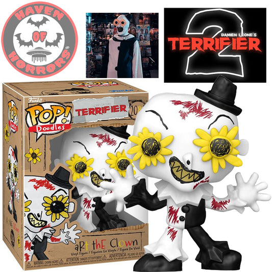 Terrifier Art the Clown (Doodles) Funko Pop! Vinyl #2084