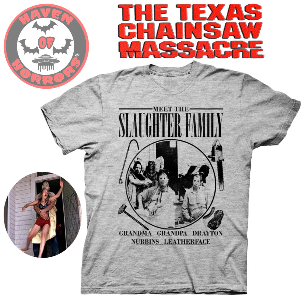 The Texas Chainsaw Massacre Meet The Slaughter Family T-Shirt