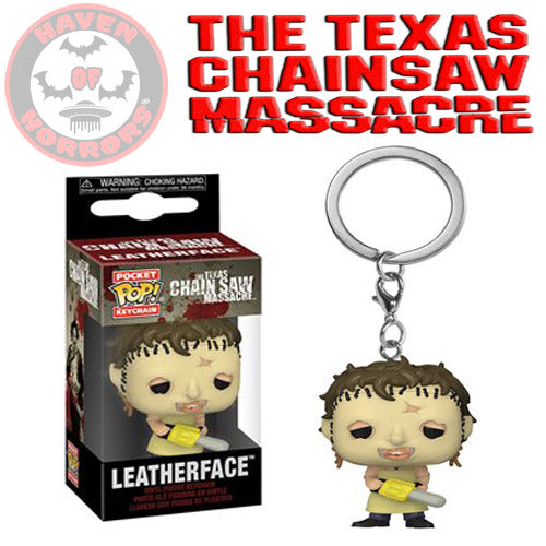 The Texas Chainsaw Massacre Leatherface Pocket Pop! Key Chain