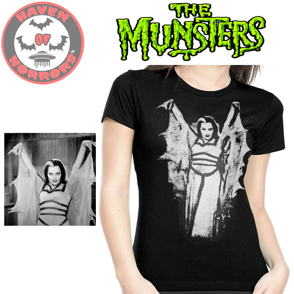 The Munsters Lily Munster Wings Tee