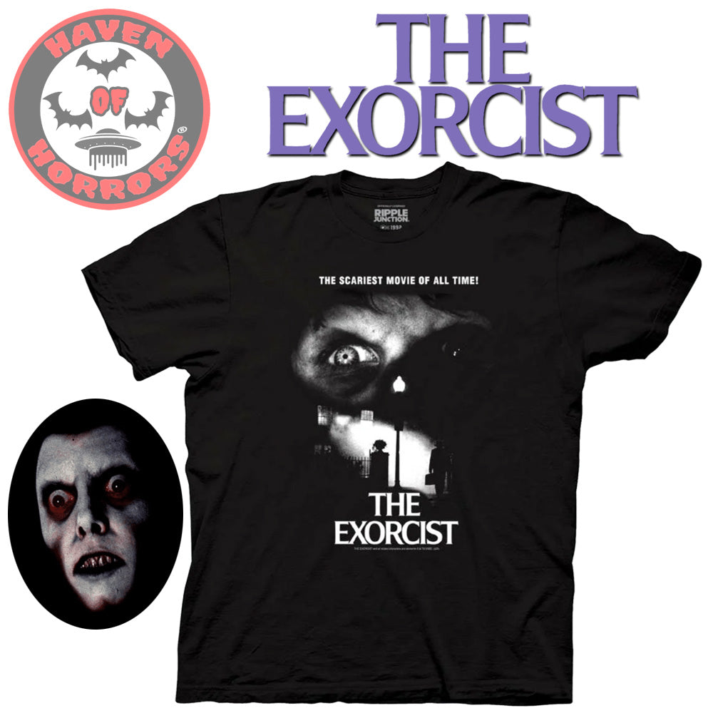 The Exorcist Silhouette With Eyes T-Shirt