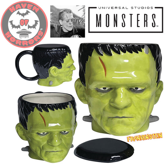 Universal Monsters Frankenstein 18oz Molded Ceramic Coffee Mug