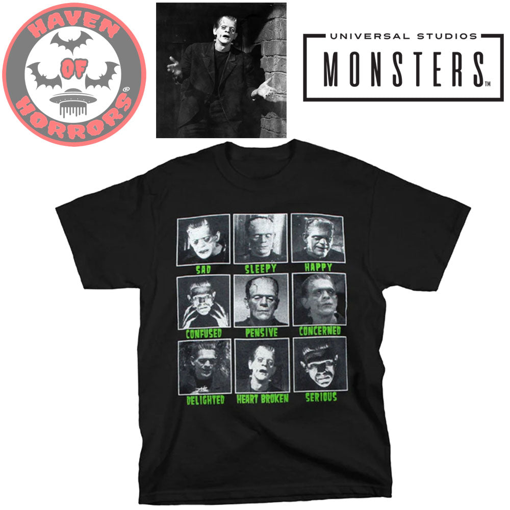 Universal Monsters Moods of Frank T-Shirt
