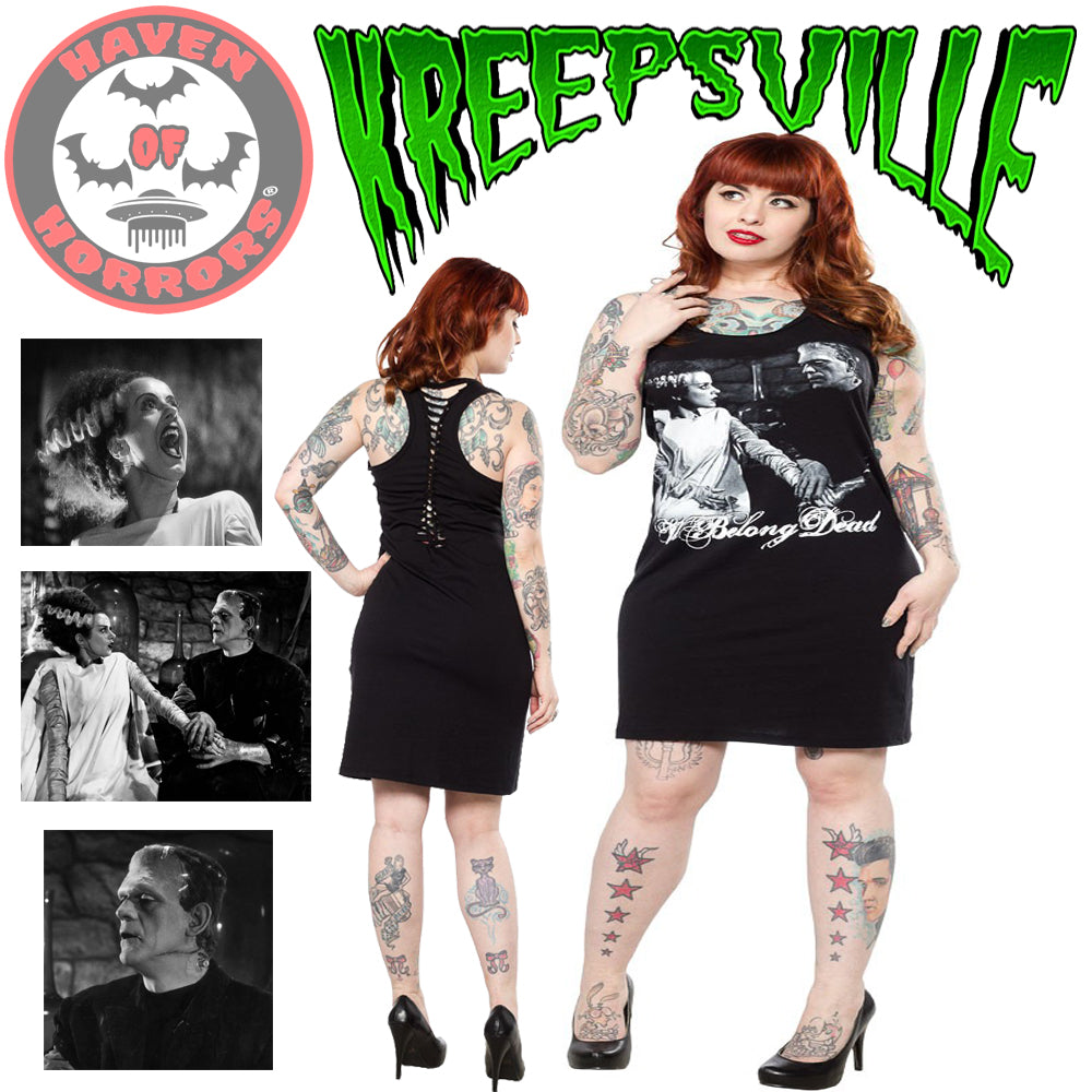 Universal Monsters We Belong Dead Dress