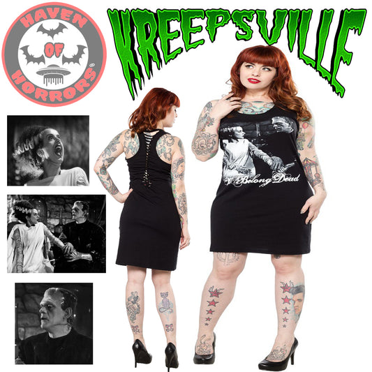 Universal Monsters We Belong Dead Dress