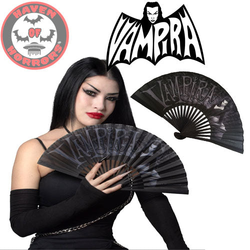 Vampira Coffin Fabric Fan