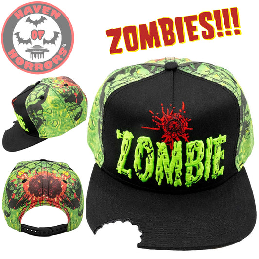 Zombie Bite Sublimation Baseball Hat