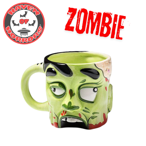 Zombie Head Male Ceramic Mug