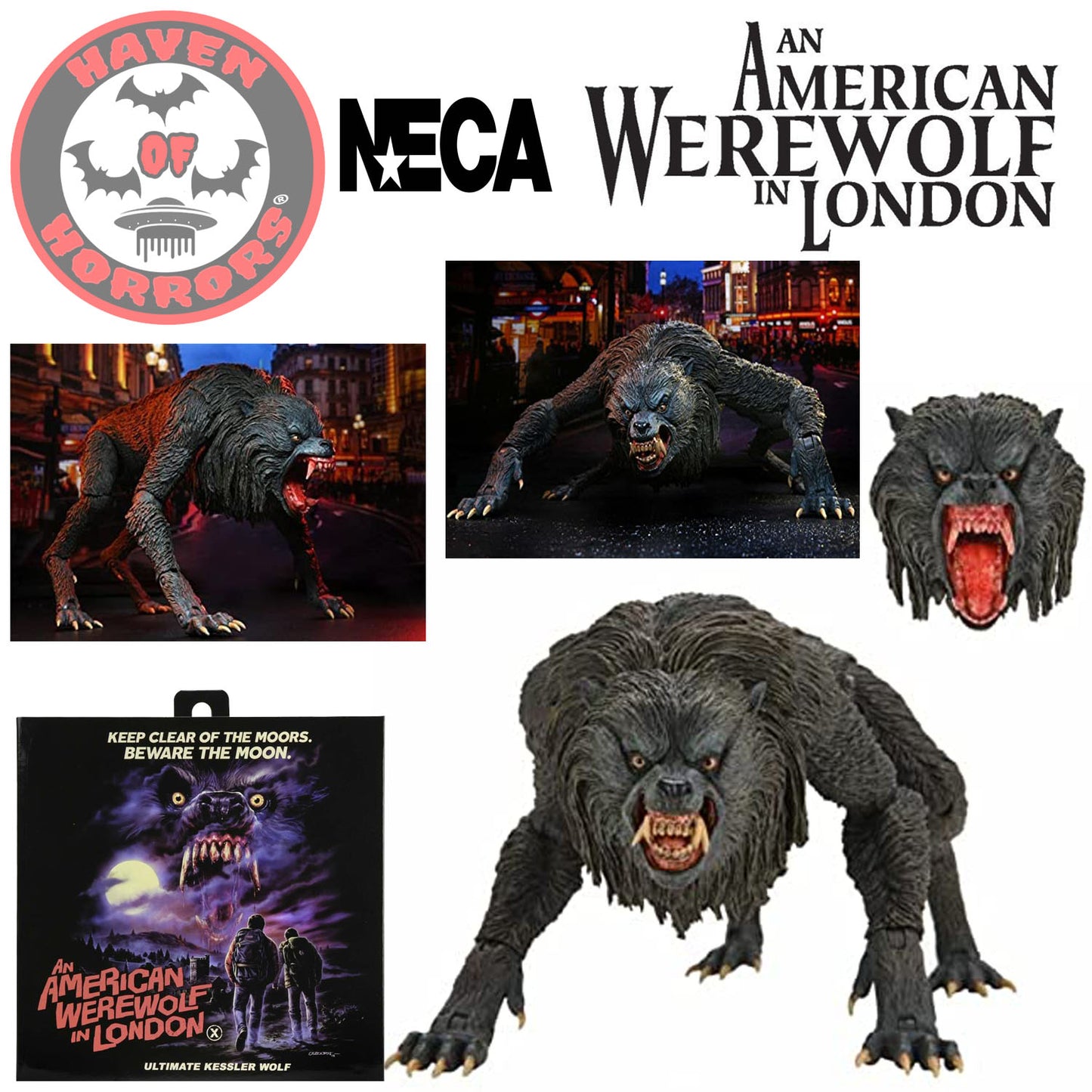 An American Werewolf in London 7-Inch Scale Ultimate Kessler Wolf Action Figure