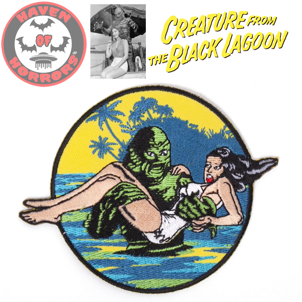 Creature From the Black Lagoon with Damsel Embroidered Patch