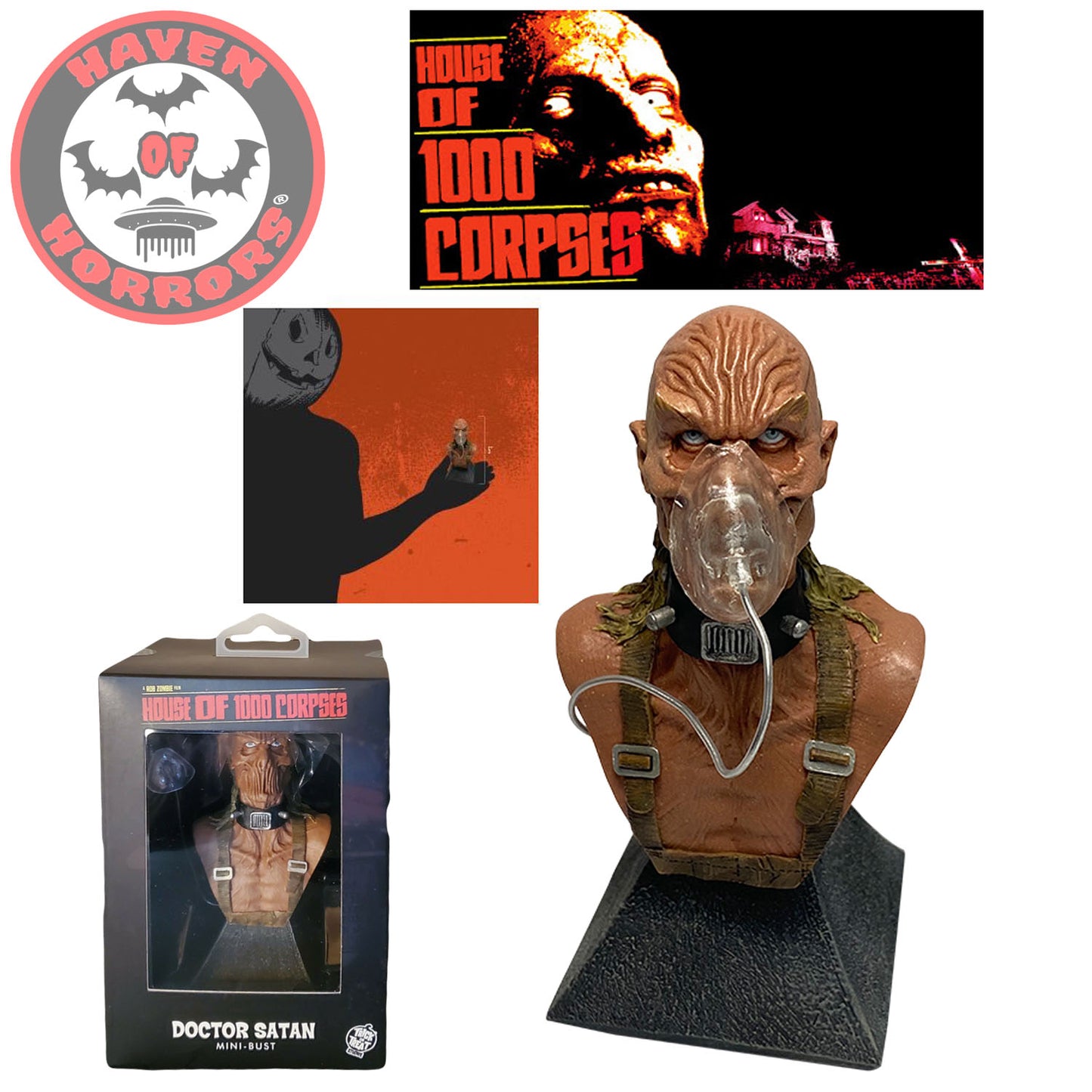 House of 1000 Corpses Dr. Satan Mini Bust