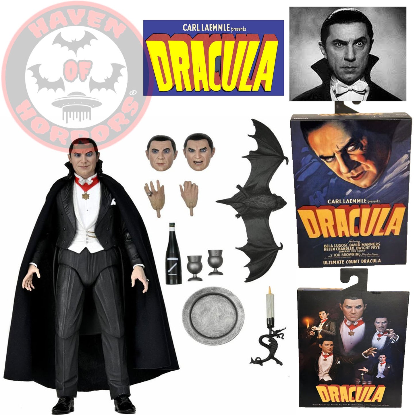 Universal Monsters Ultimate Dracula (Transylvania) 7-Inch Scale Action Figure