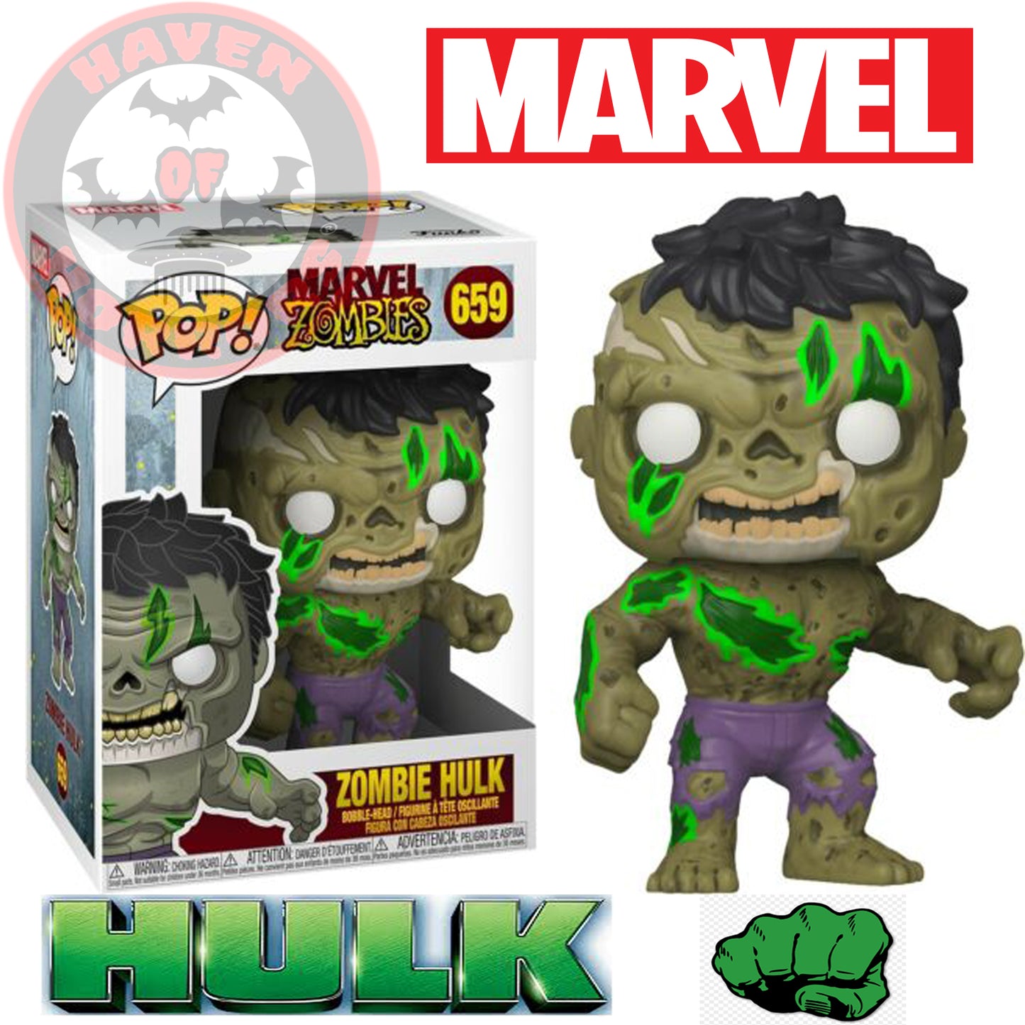 Marvel Zombies Hulk Pop! Vinyl Figure #659