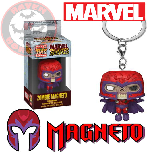 Marvel Zombies Magneto Pocket Pop! Key Chain