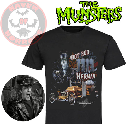 The Munsters Hot Rod Herman Munster T-Shirt