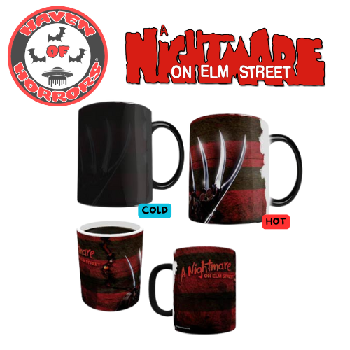 A Nightmare on Elm Street Freddy Glove and Shirt Morphing Mug