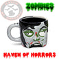 Zombie Head Female Ceramic Mug