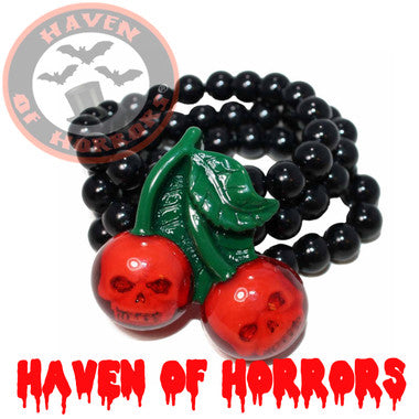 Cherry Skull Bracelet