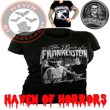 Universal Monsters We Belong Dead Tee