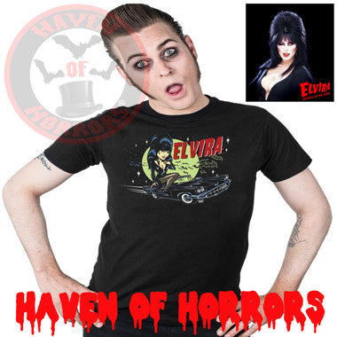 Elvira Vince Ray Mobile T-Shirt