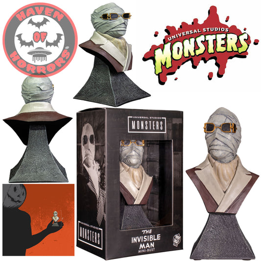 Universal Monsters Invisible Man Mini Bust