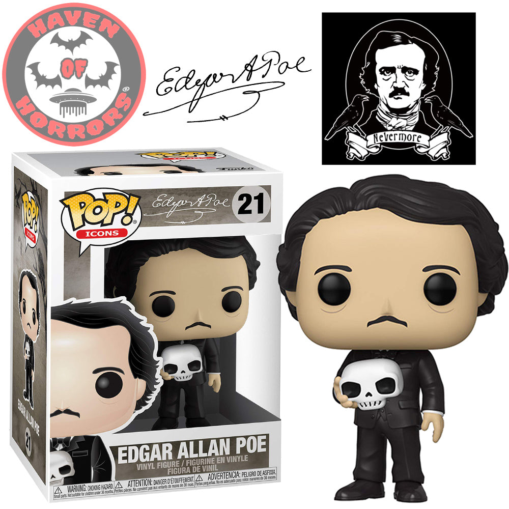 Edgar Allan Poe with Skull Pop! Vinyl Figure #21