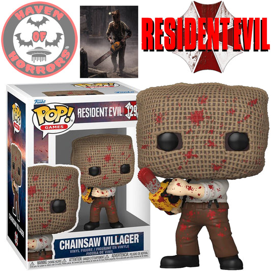 Resident Evil Chainsaw Villager Pop! Vinyl Figure #1292