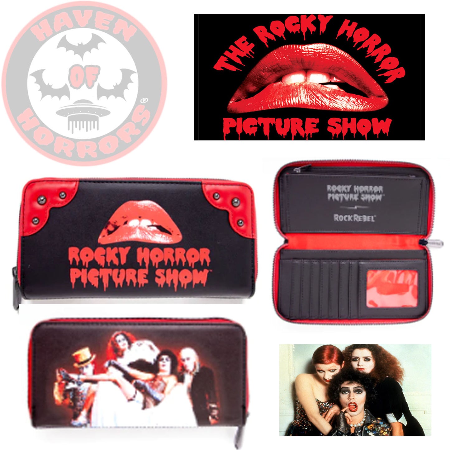 Rocky Horror Zip Around Wallet