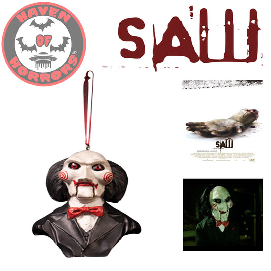 Holiday Horrors SAW Billy Puppet Ornament