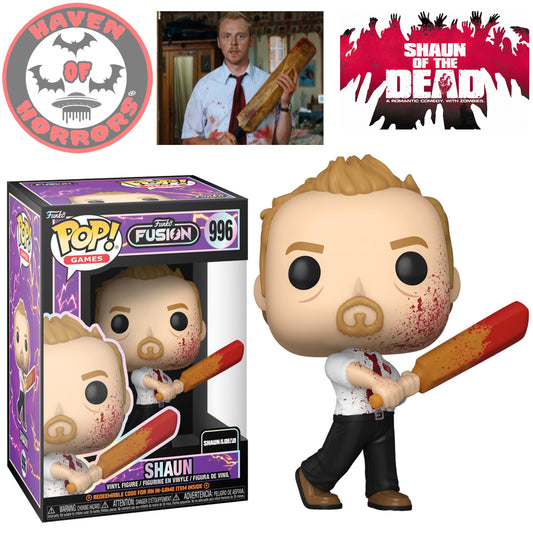 Shaun of the Dead: Shaun with Bat Funko Pop! Vinyl Figure #996 (Funko Fusion)