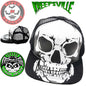 Big Skull White Trucker Hat