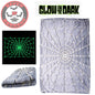 Spiderweb Glow In The Dark Throw Blanket