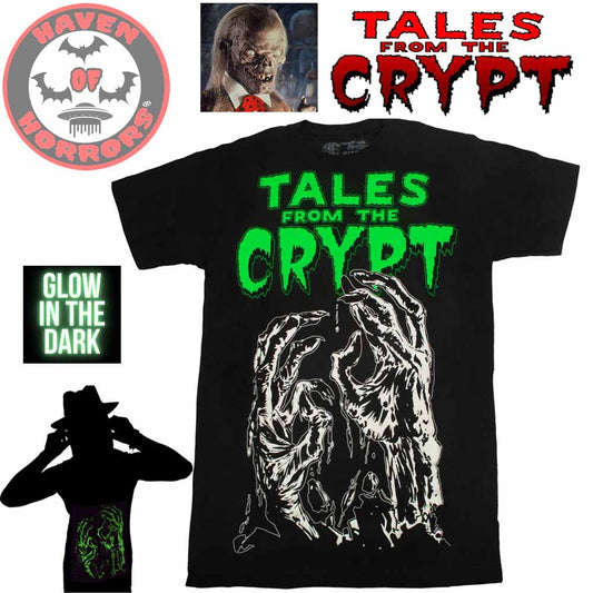 Tales From The Crypt Glow Hands T-Shirt