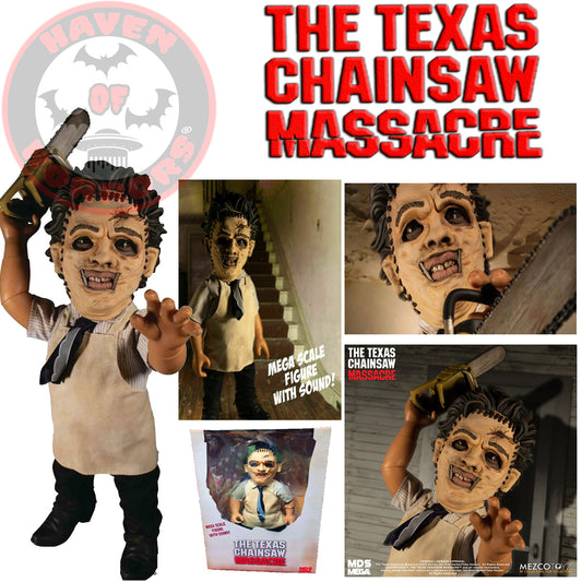 The Texas Chainsaw Massacre Leatherface Mega Scale 15-Inch Doll