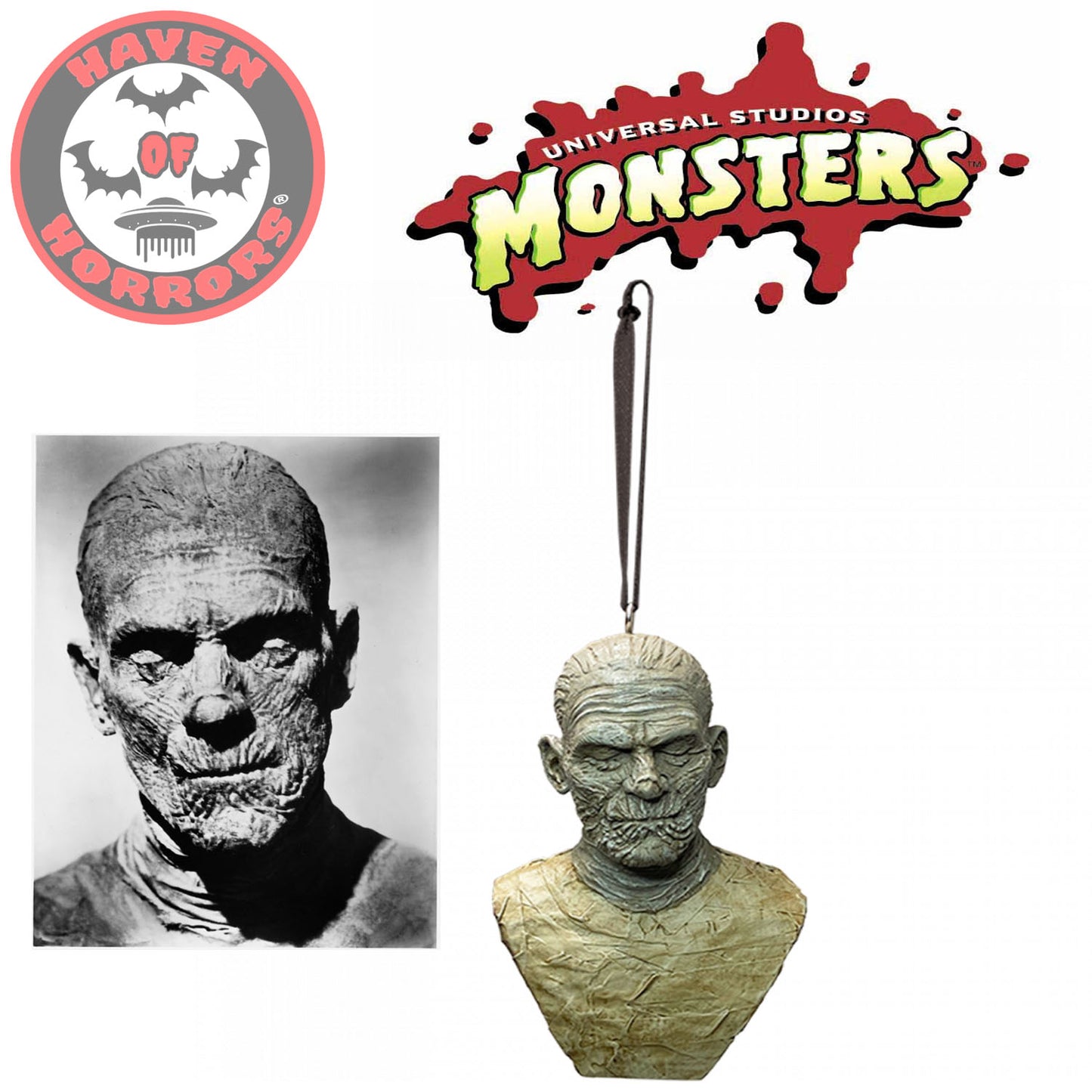 Universal Monsters The Mummy Holiday Horrors Ornament