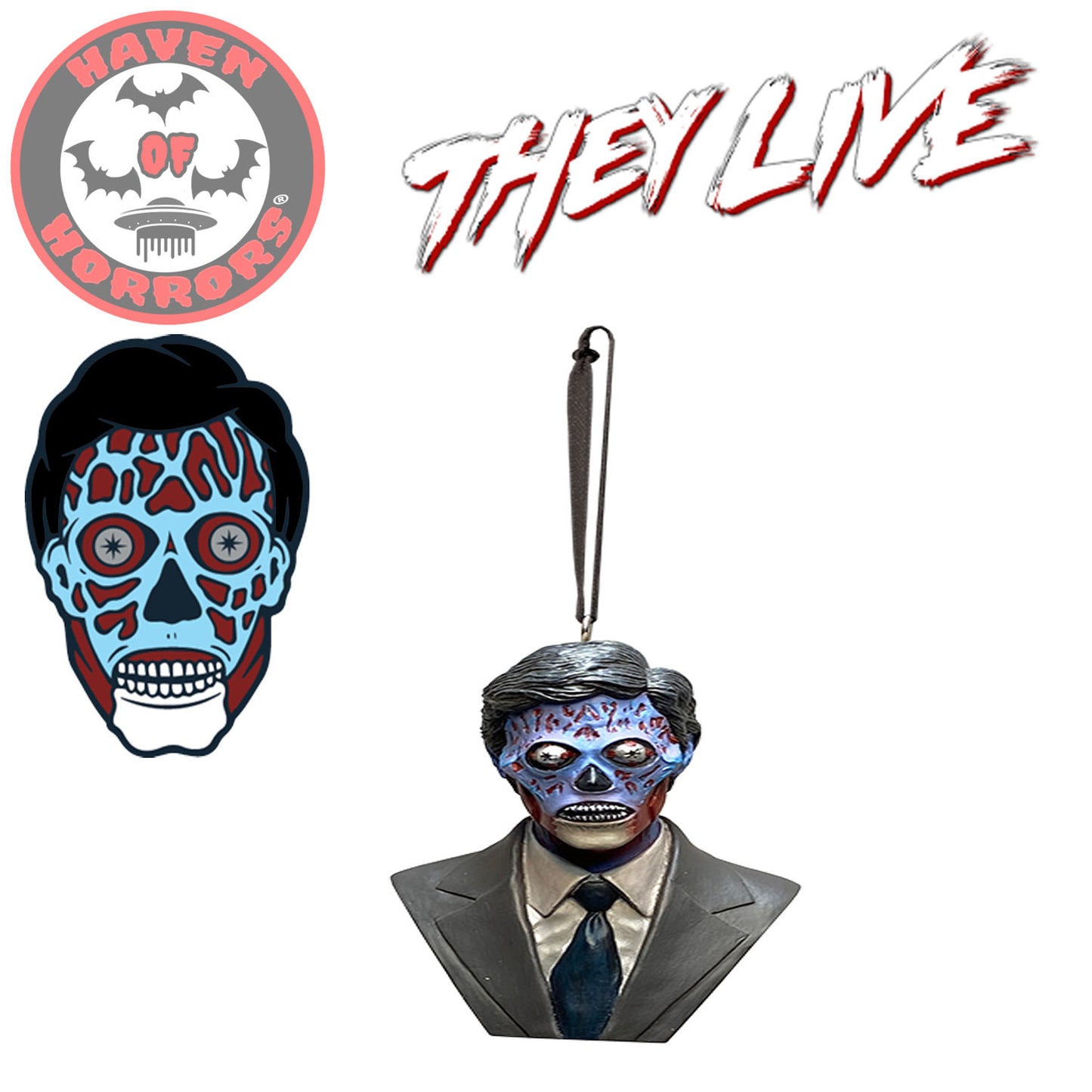 Holiday Horrors - They Live Alien Ornament