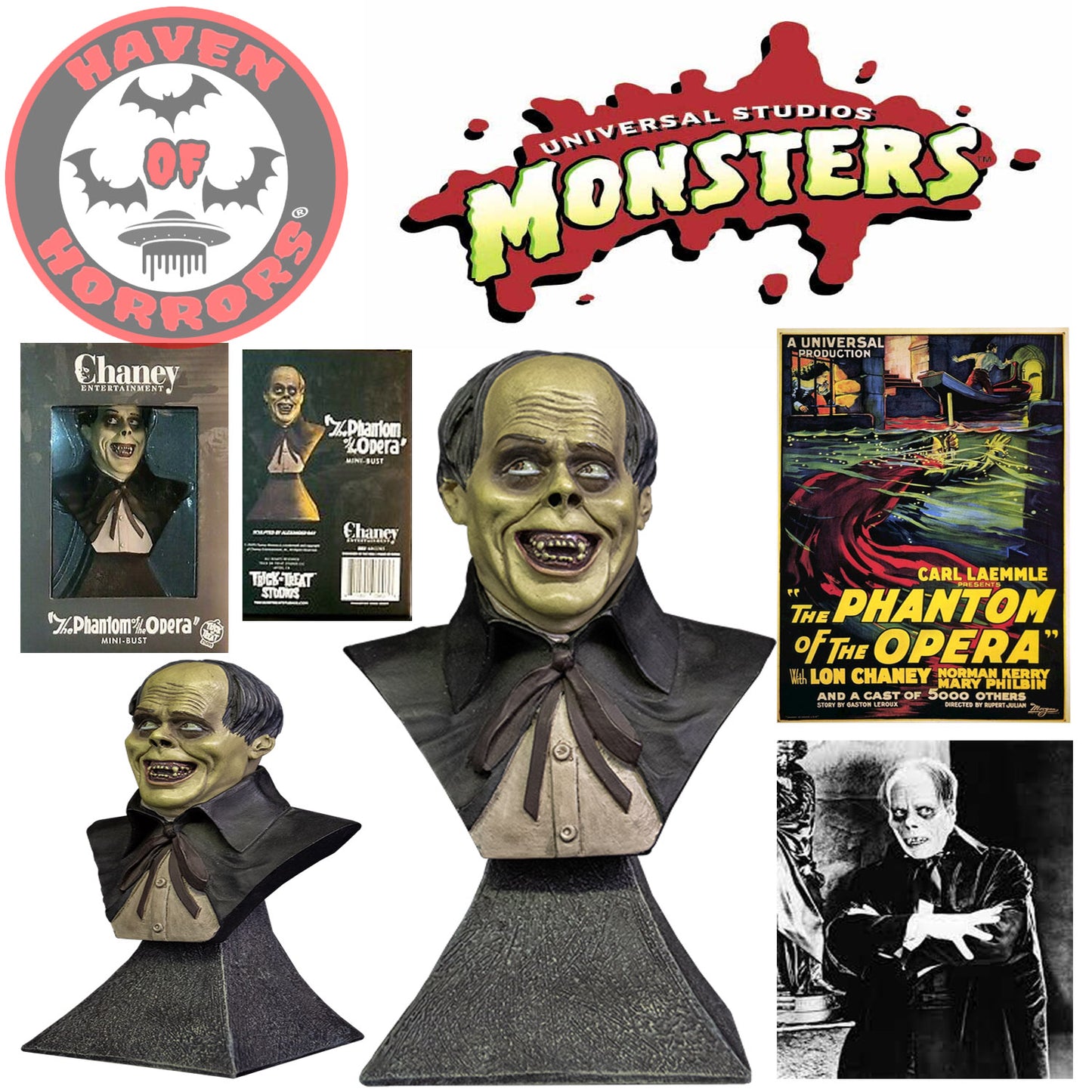 The Phantom of the Opera Mini Bust