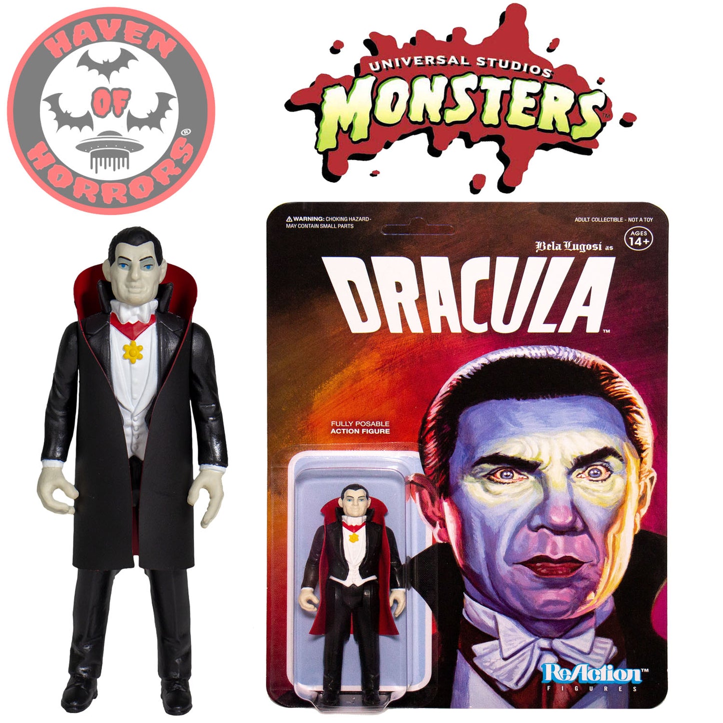Universal Monsters  Bela Lugosi as Dracula ReAction Figure